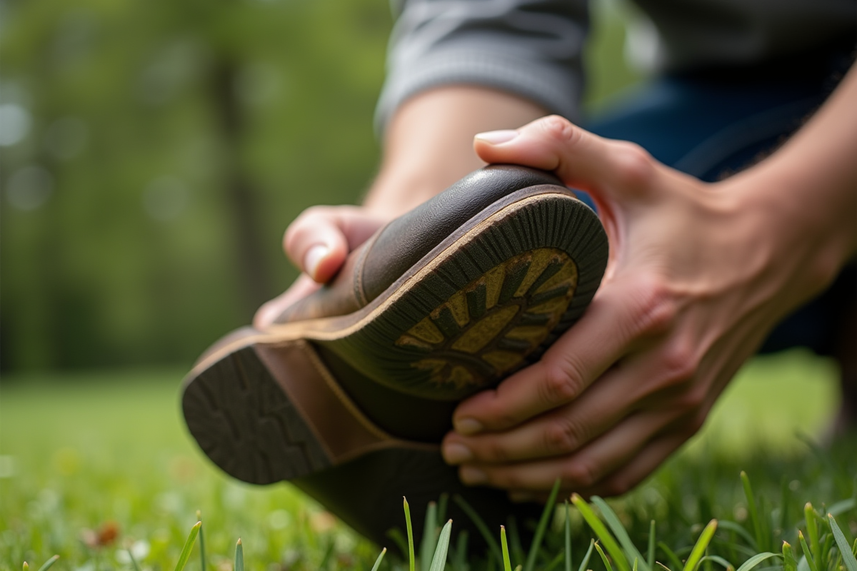chaussures usées